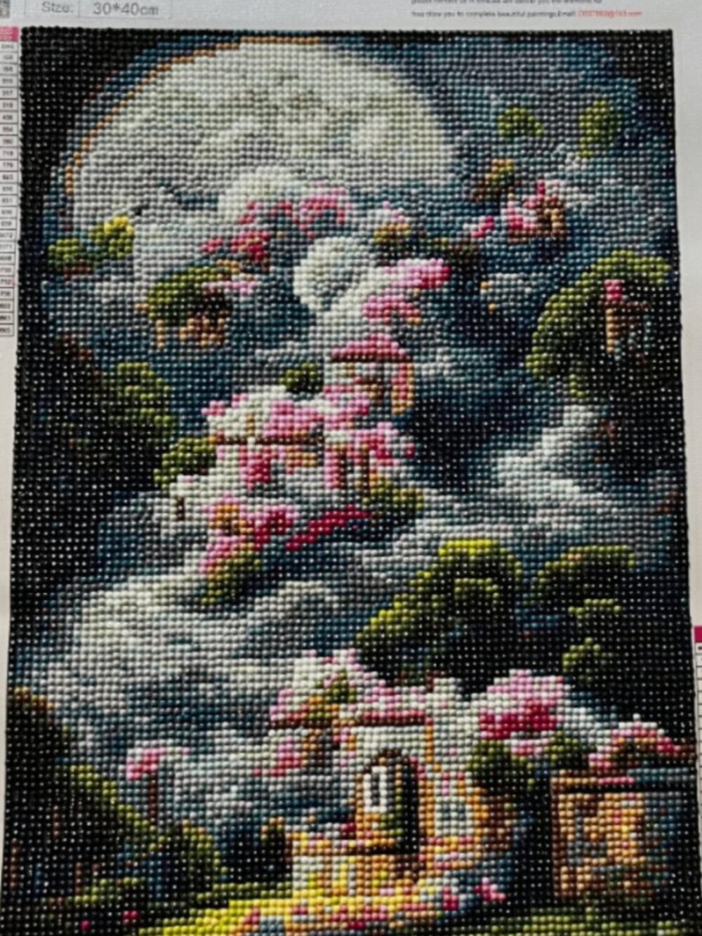 Diamond Painting Finished Completed 3D Wall Art 30x40 cm Scenic Diamond Art